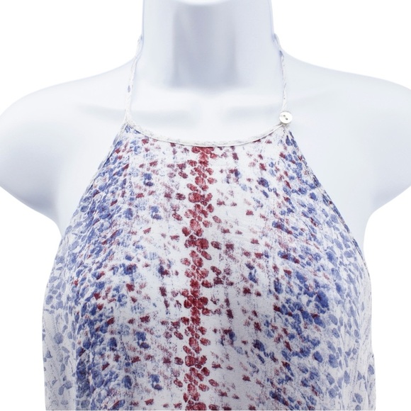 Free People Intimately All Wrapped Up Red White and Blue‎ Coastal Tunic Tank XS - Picture 3 of 10